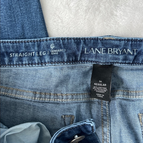 Lane Bryant Genius Fit Straight Leg Classic Blue Men's Jeans 16 Regular - Picture 9 of 10